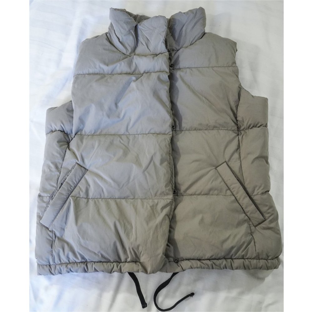 JAMES PERSE YOSEMITE Gray Down Puffer Vest, Women’s Sz. 3 (US Large)